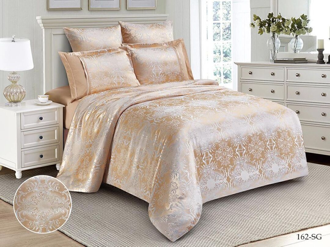 КПБ семейный сатин-жаккард Satin Jacquard SG Клео <SG-162>