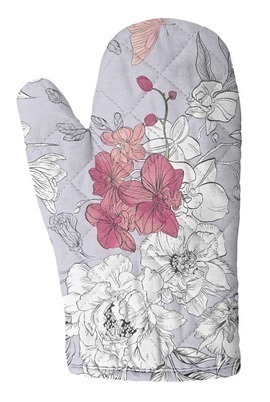Прихватка-рукавица рогожка 18*28 Fine Line<899610 рис 33072-4 Нелли>