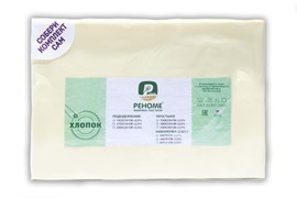 Пододеяльник 1,5сп поплин однотонный (145*210) Реноме<145*210, шампань> (арт.02/108)